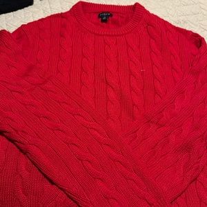 J Crew Reddish Orange sweater M